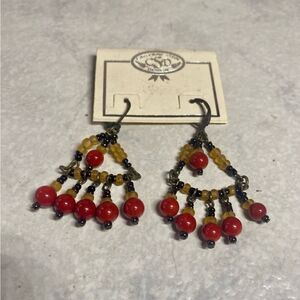 Vintage Catherine Stein Earrings NOS